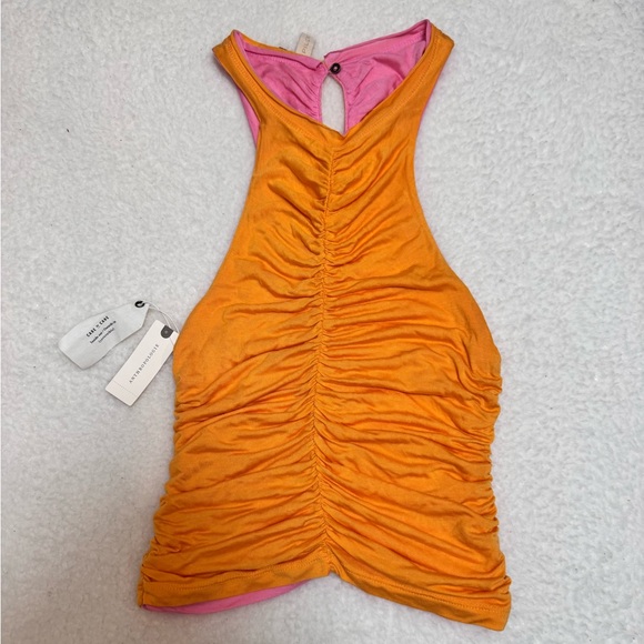 NWT Anthropologie Pilcro Ruched Reversible Tank Top - S - Picture 1 of 5